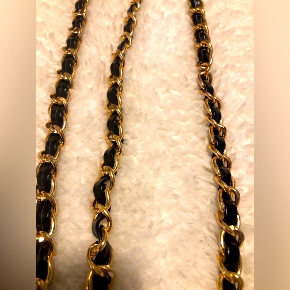 Leather Chain for Purse, Bag Handle Replacement, Crossbody Chain Strap Size 36” - Picture 3 of 3